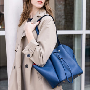 Borsa a spalla Cheval Firenze Frida Blu