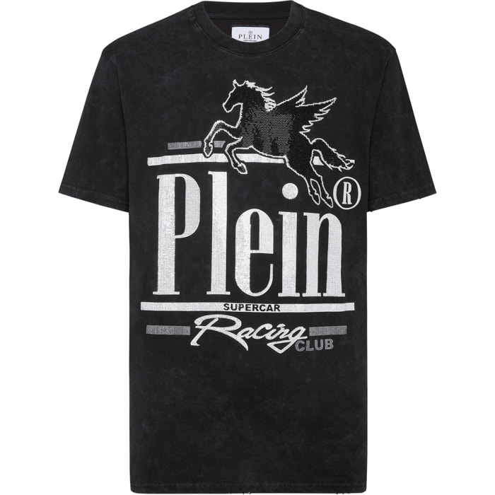 PHILIPP PLEIN T-Shirt Round Neck RACING