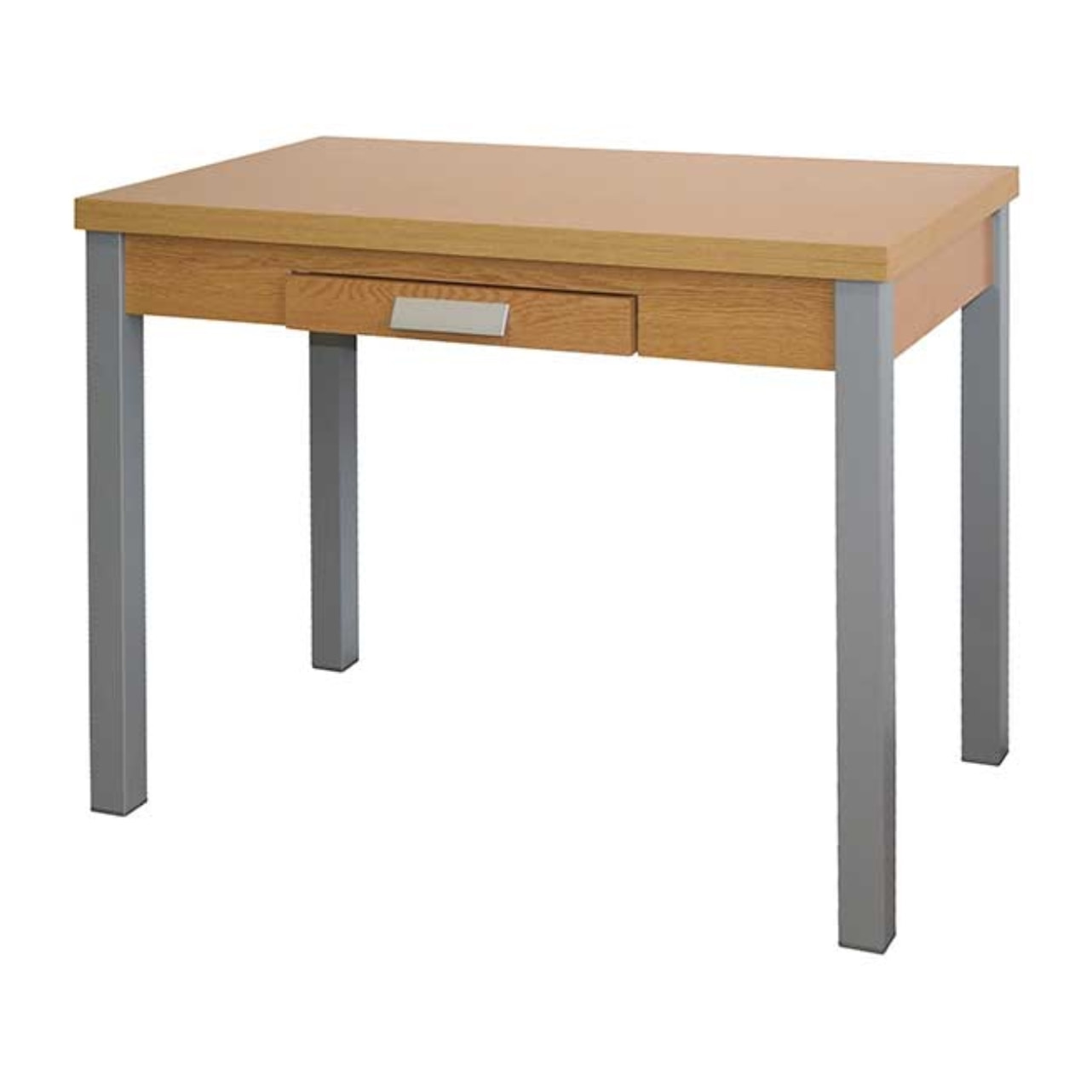Mesa extensible con cajón