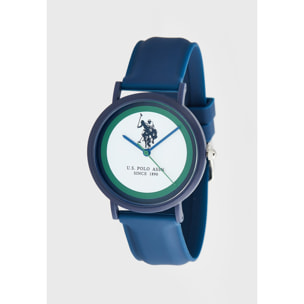 Orologio U.S. Polo Assn. In silicone blu