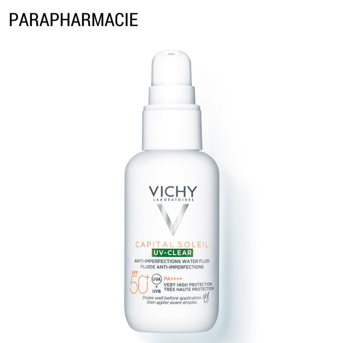 Capital Soleil UV-Clear SPF50+ - Fluide Anti-Imperfections 40 ml