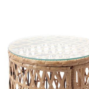 Salon de jardin 2 fauteuils et 1 table ZANPA