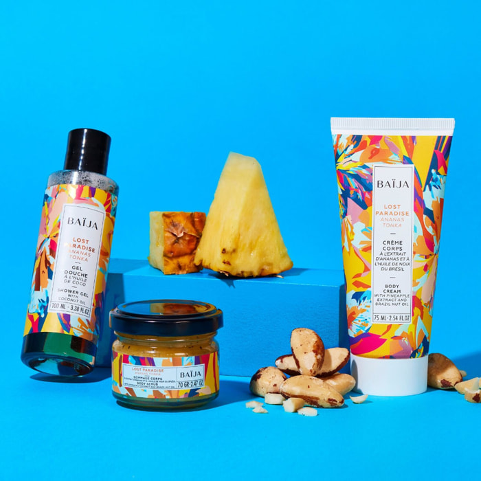 Lost Paradise - Coffret Gel Douche 100ml + 2 Produits
