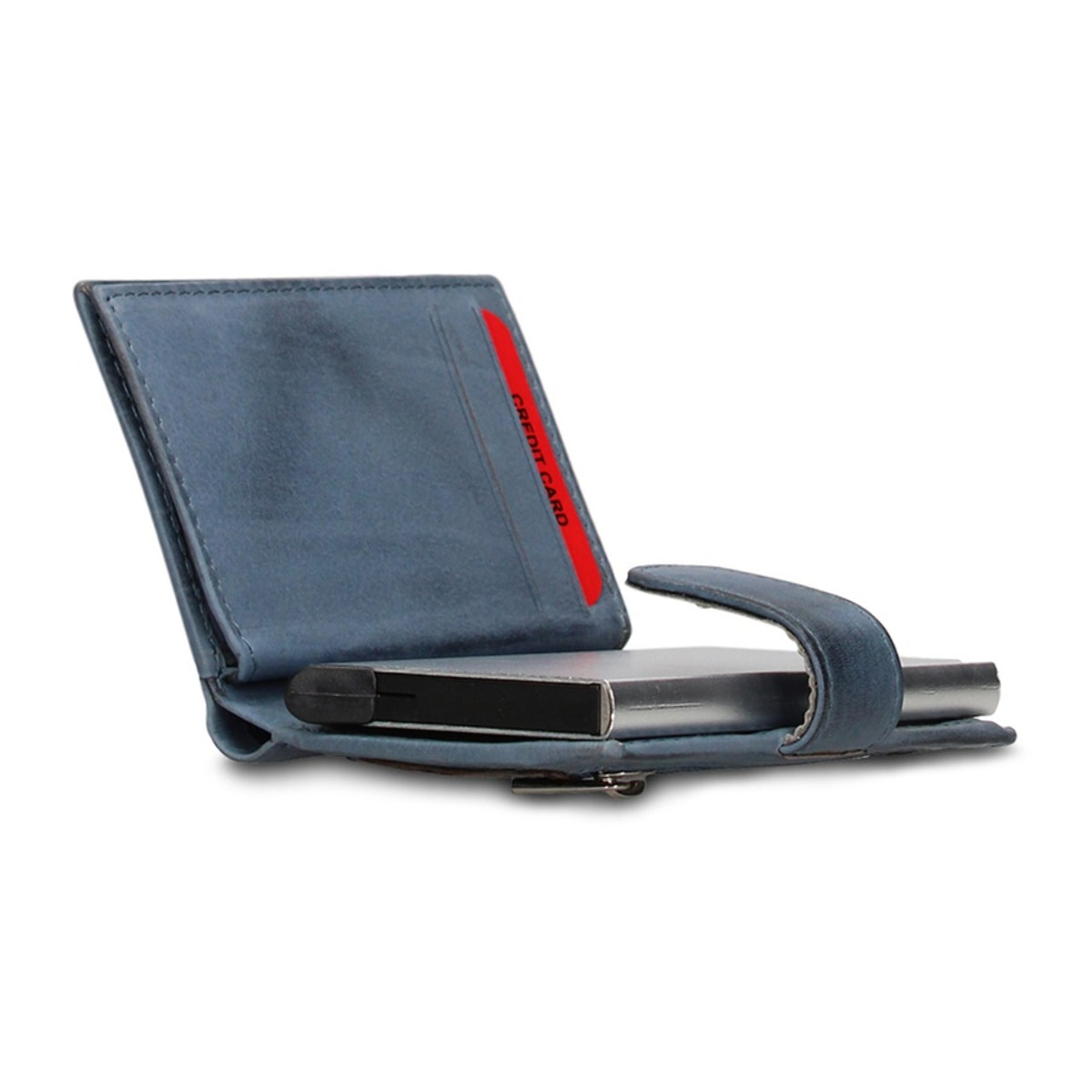 Portafoglio uomo in vera pelle - Modello Astor Prime - Casual - 7.5 x 10.0 x 2.0 cm