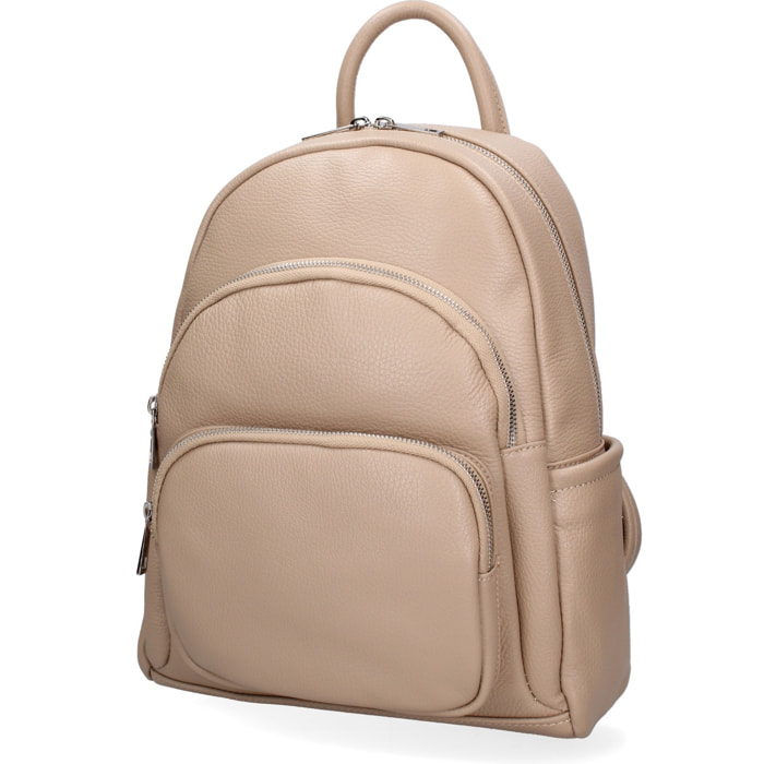 Zaino da donna Made in Italy - Modello Valoria Pro - 100% pelle - 26.0 x 31.0 x 11.0 cm