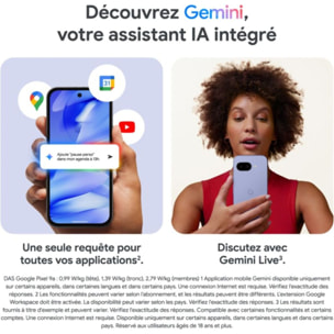 Smartphone GOOGLE Pixel 9a 128go Framboise