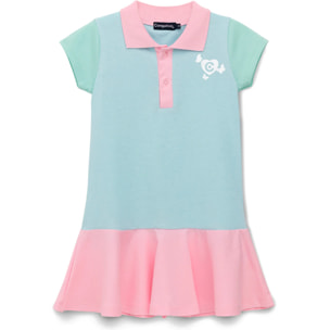 Vestido De Niña Polo Multicolor