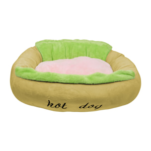 Coussin - THE CONCEPT FACTORY - Hot Dog - Design Ludique - Vert et Jaune