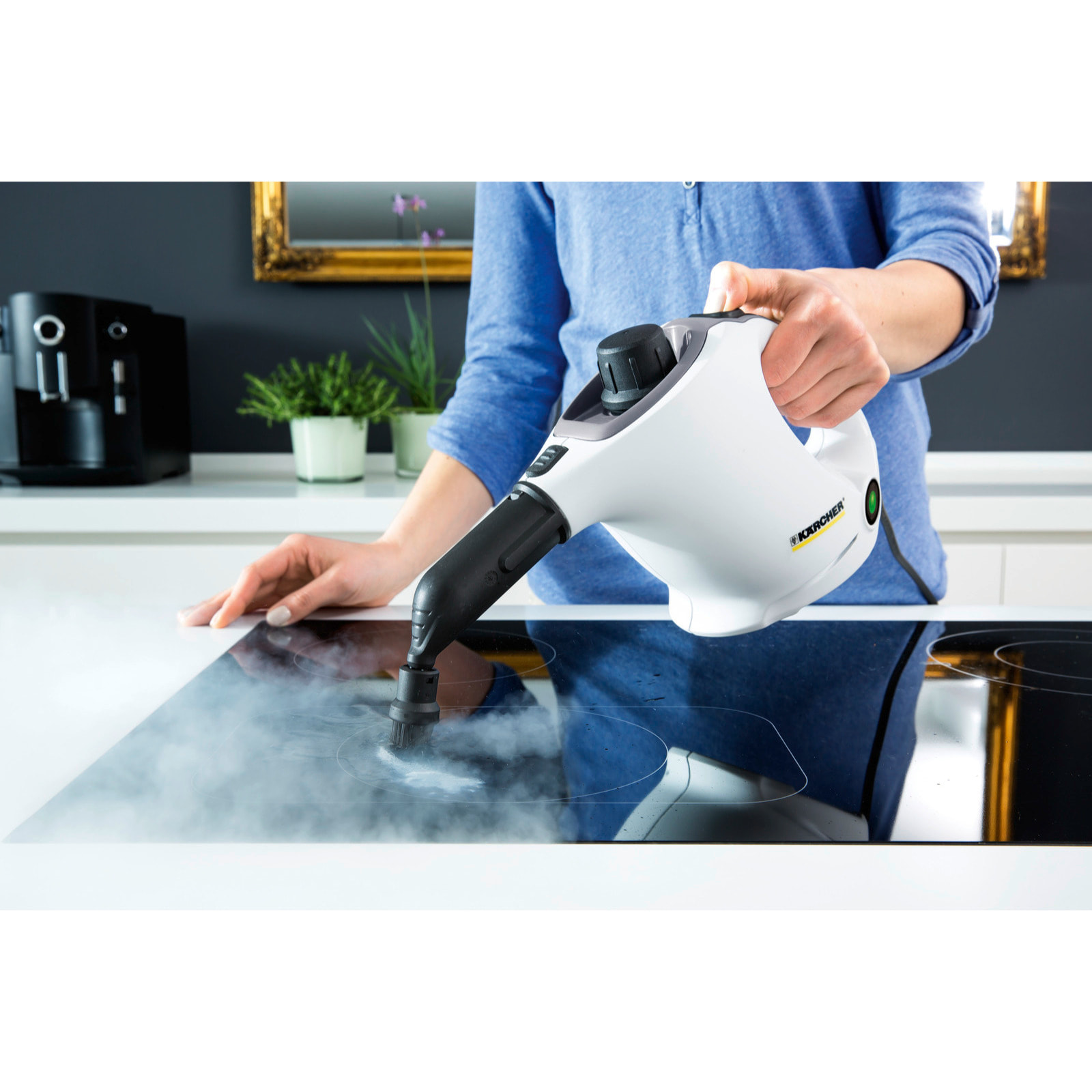 Nettoyeur vapeur Karcher SC 1 EasyFix - Puissance 1200W- Kit sols Easyfix- Compact et maniable