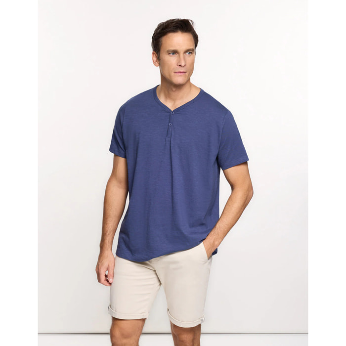 Camiseta Manga Corta Azul Marino - Kairox