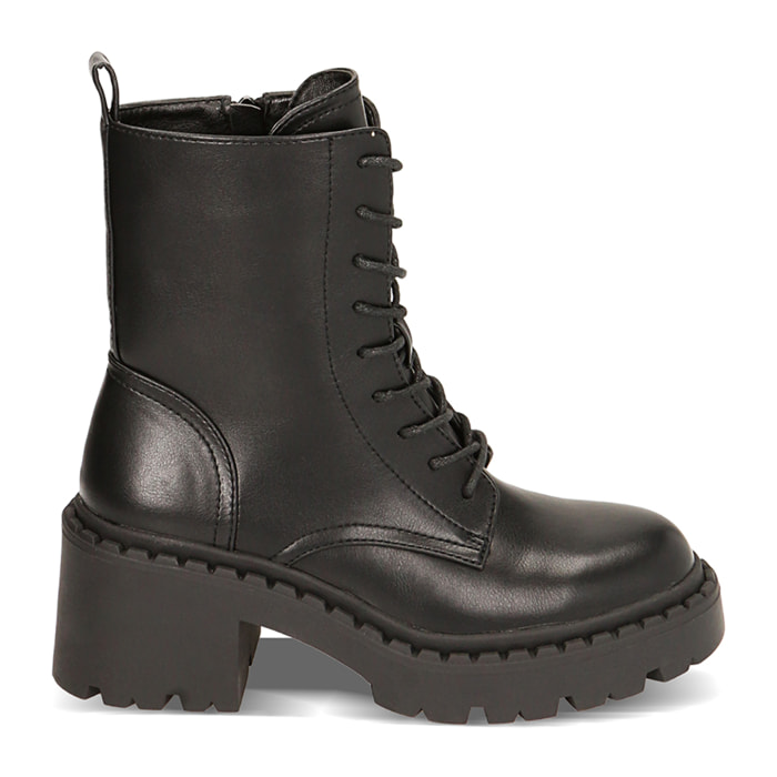 Botas negras tacón 6,7 cm
