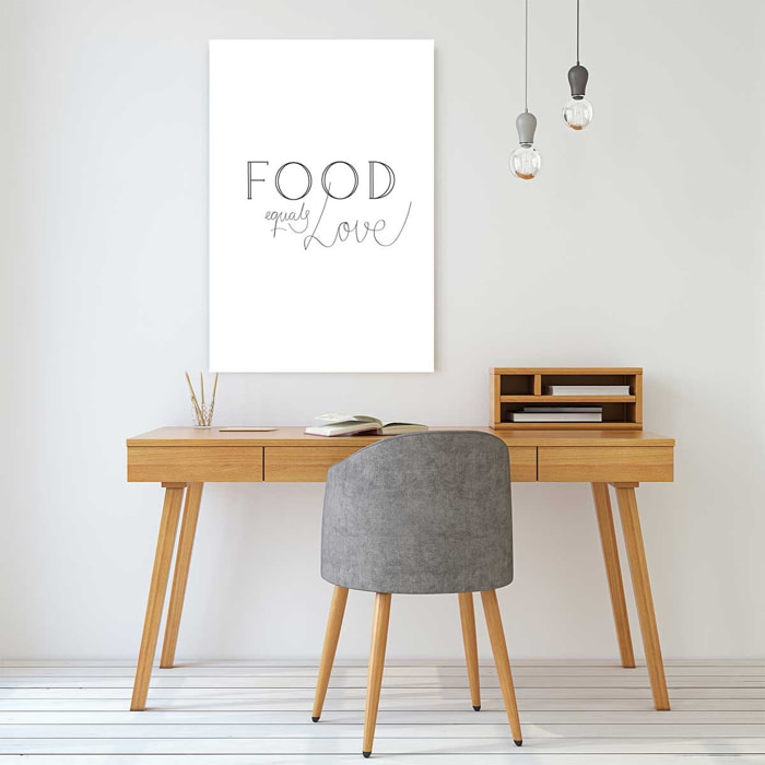 Tableau food love Tableau plexiglas