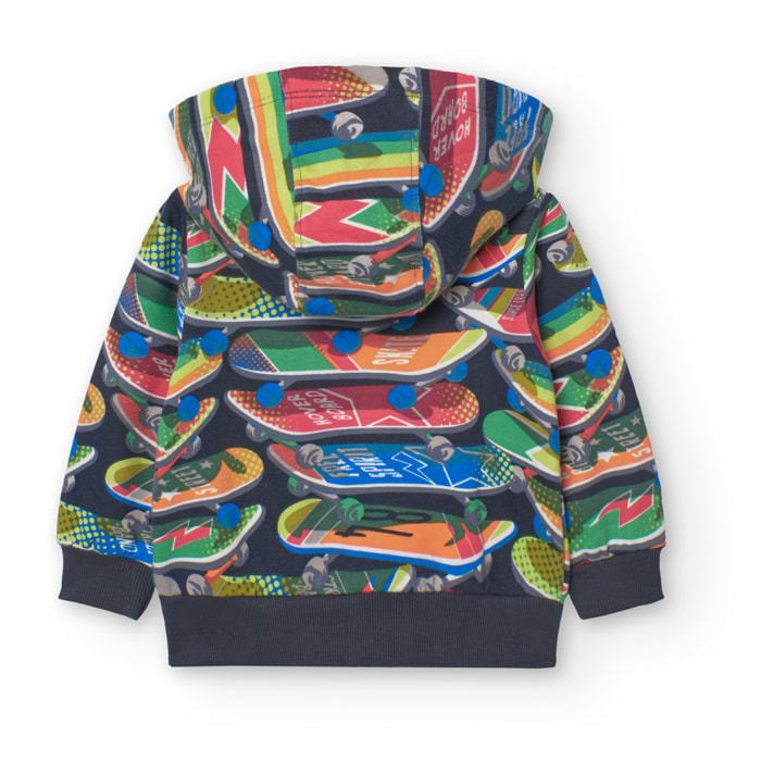 Chaqueta felpa estampada de bebé -BCI