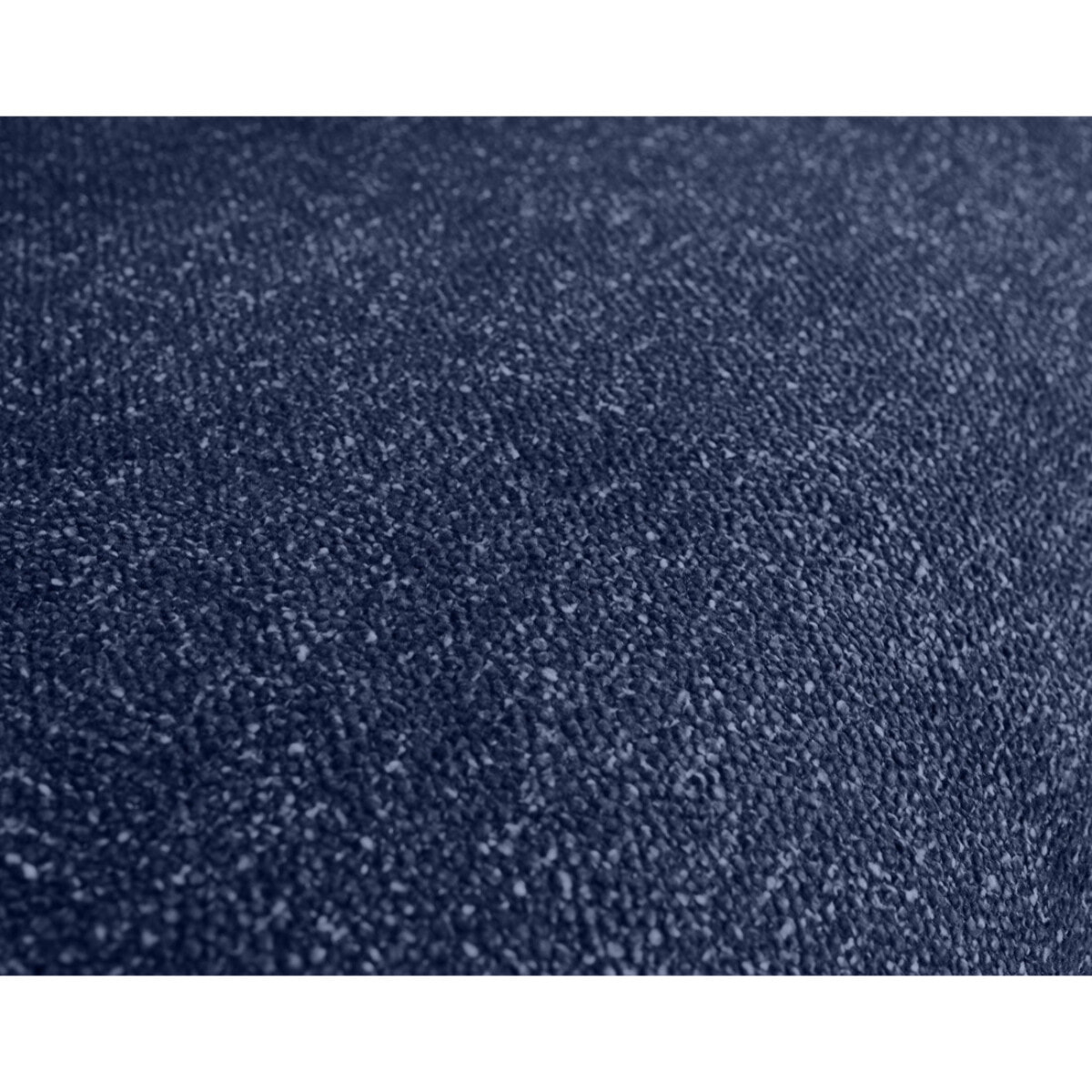Spice - canapé d'angle réversible 4 places convertible avec coffre en tissu moucheté - Bleu marine