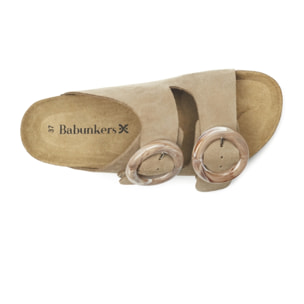 SANDALIA FORMENTERA BABUNKERS MARRON