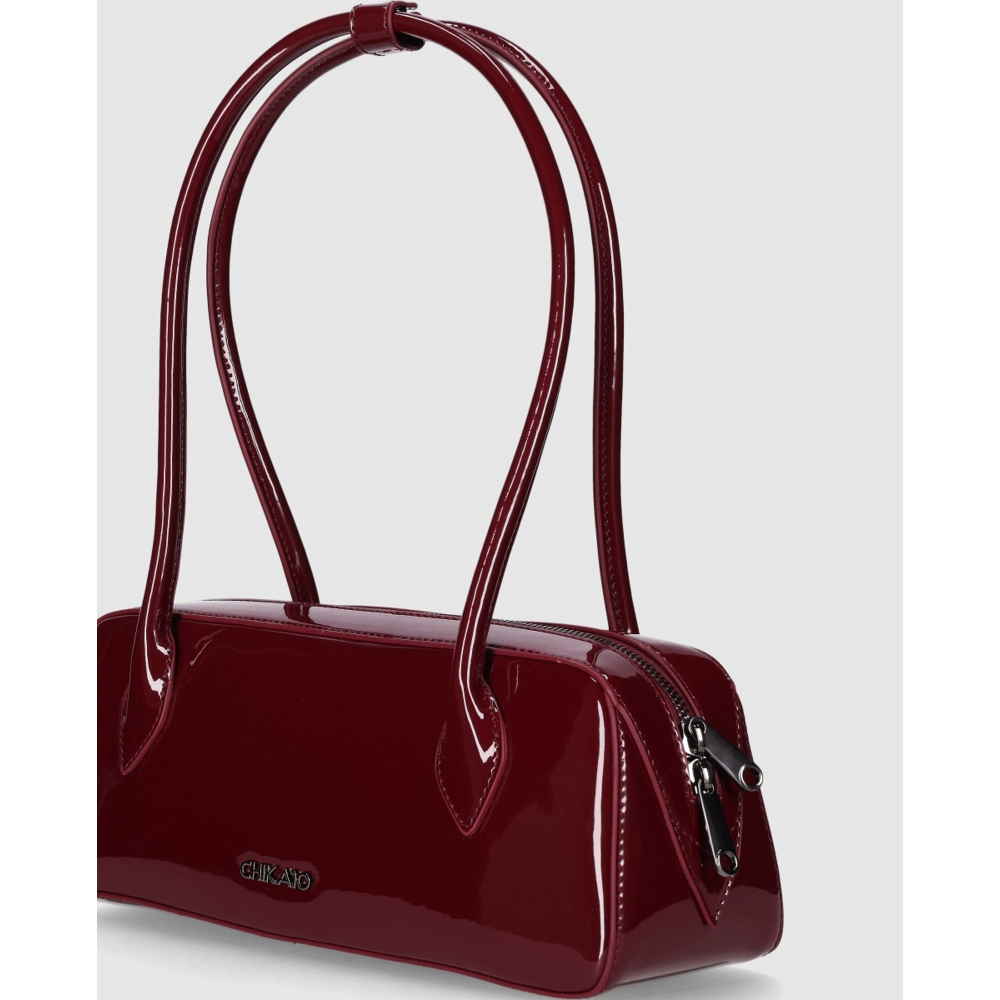 Bolso - Burdeos - Medida: 32 cm x 11 cm x 10 cm