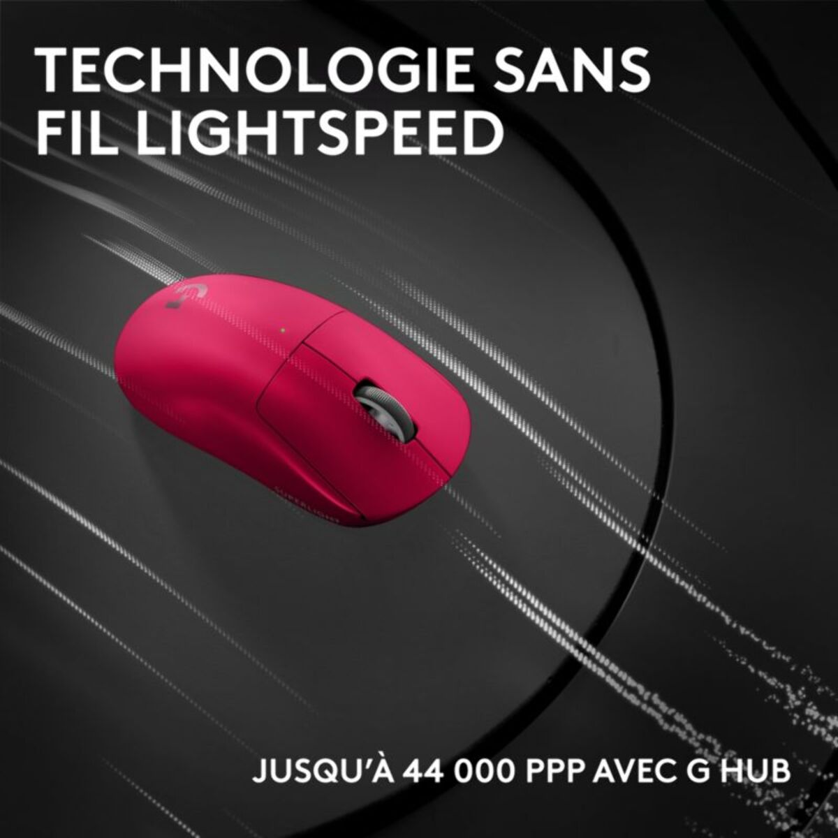 Souris Gamer Sans Fil LOGITECH Pro X superlight 2 compact Magenta