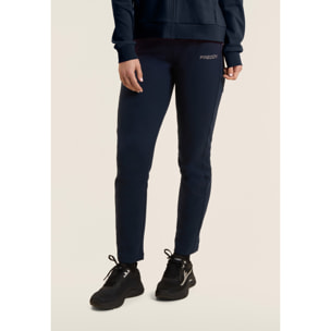 Tuta con zip e collo alto, logo in perline