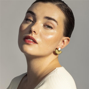 Pendientes Lux by Lux acabados oro 18k