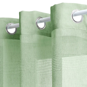 Voilage Sab 240x140cm vert céladon