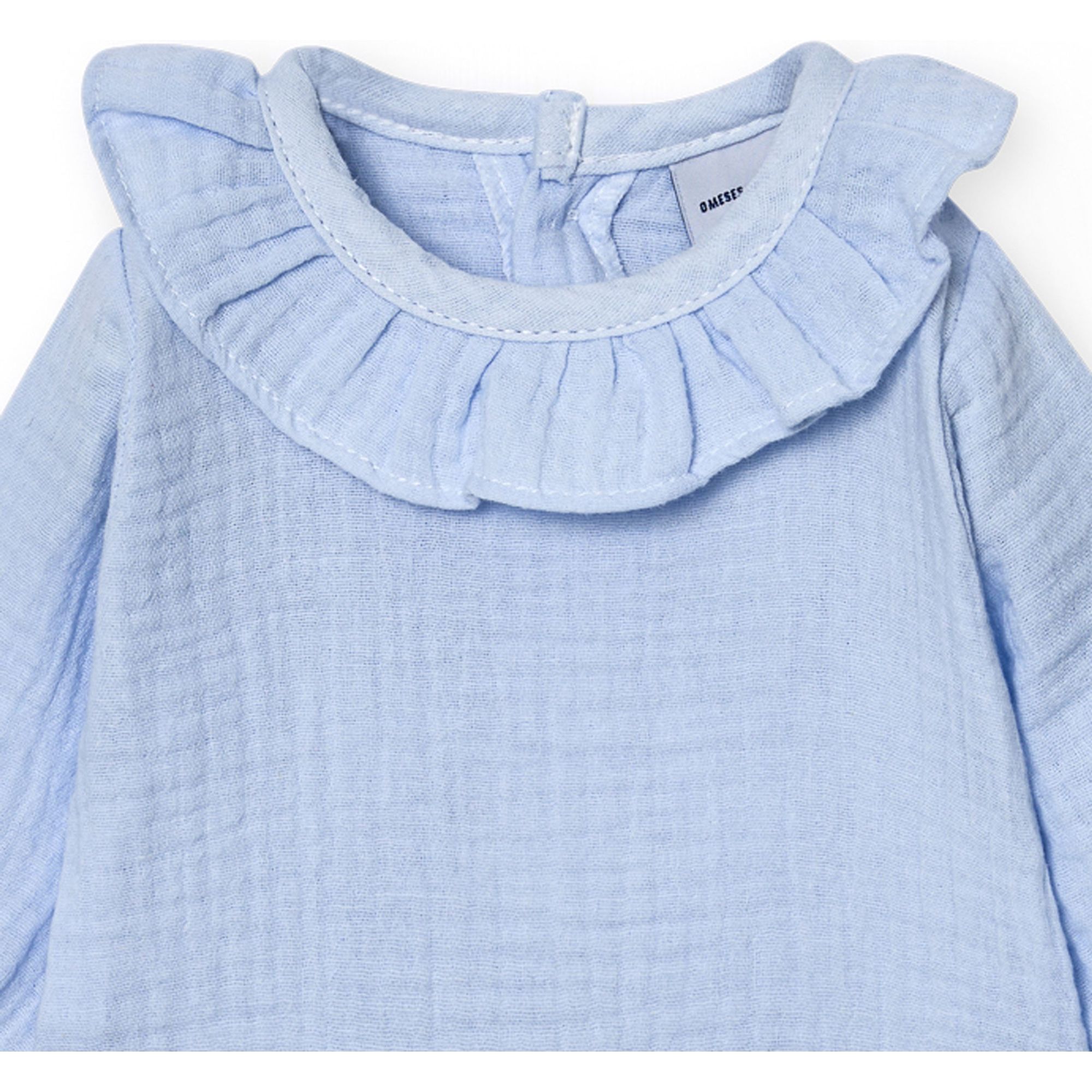 Body bebé manga larga cuello bambula