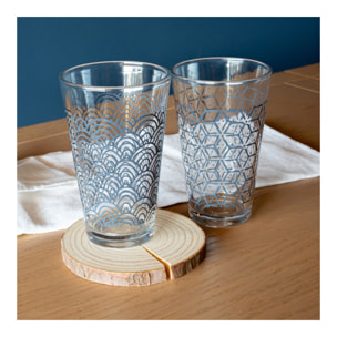 Lot de 6 verres, SLOW