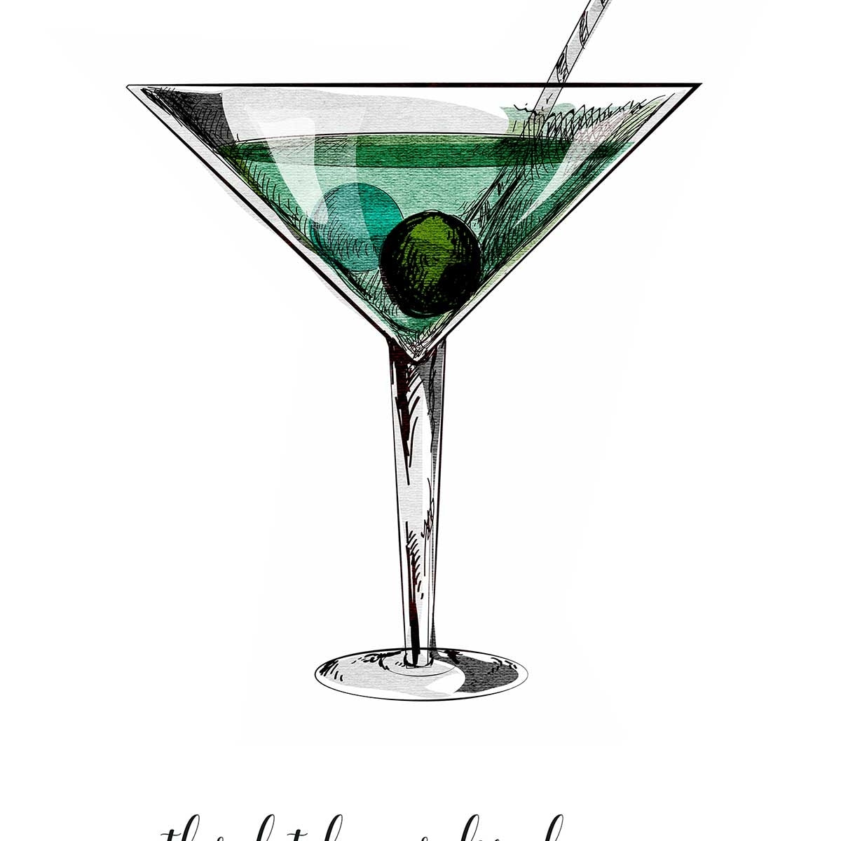 Poster is for dancing Affiche + cadre en bois - Chêne