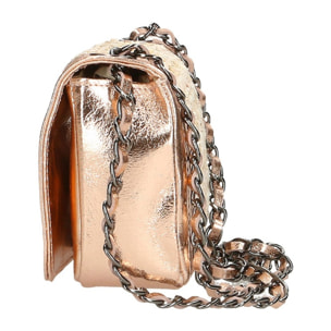 Borsa a tracolla donna - Modello Isolde - Vera pelle - 20.0 x 13.0 x 8.0 cm