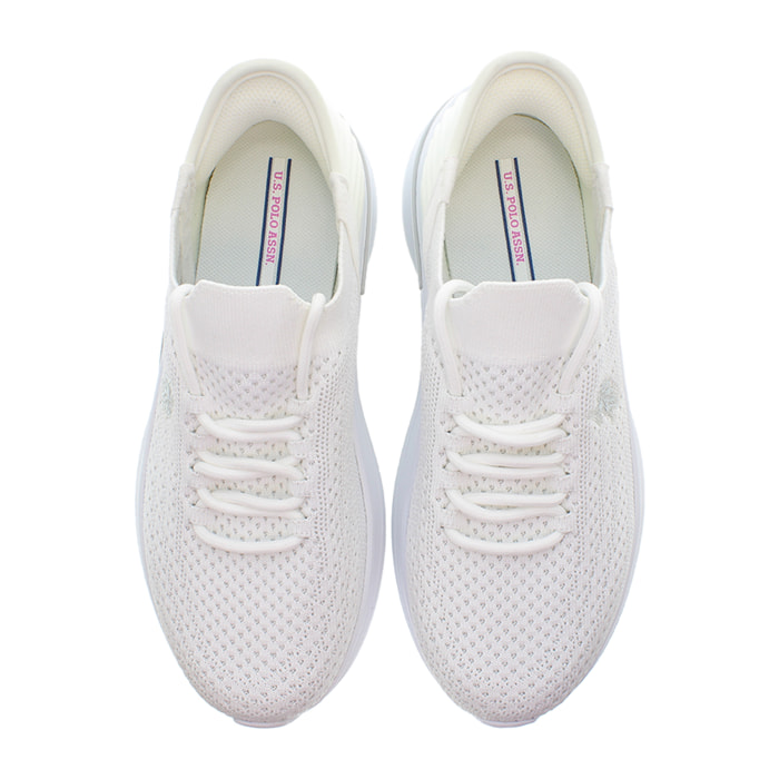 U.S. Polo Assn. - Sneakers CLAUDE003W/5T1 in tessuto per donna