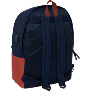 Mochila doble para portatil 15,6"+usb el pulpo "caldera"