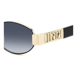 Gafas de Sol Dsquared2 D2 0155/S 0NZ de Metal Hombre 53 mm
