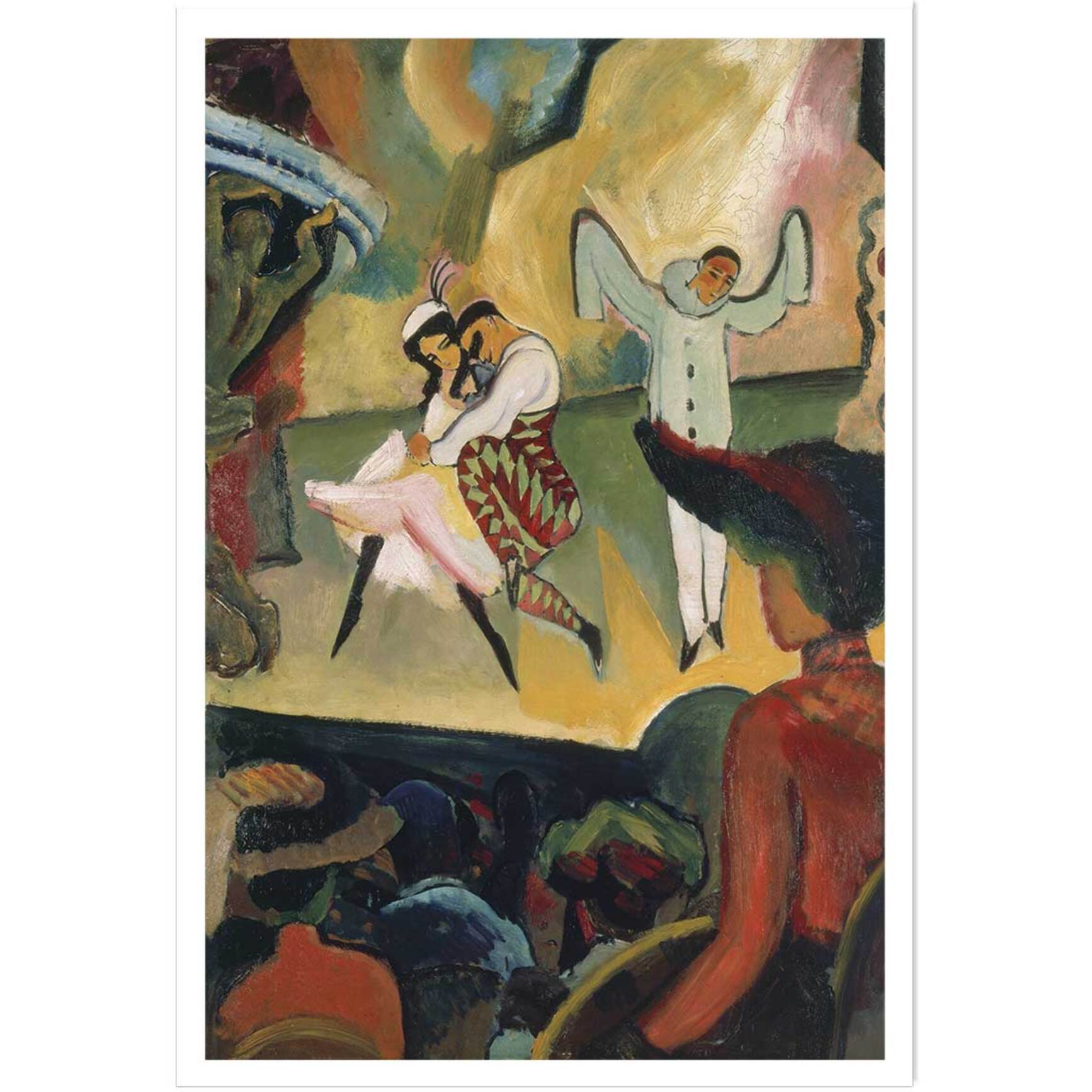 Affiche celebre Russisches Ballett I par August Macke Affiche seule