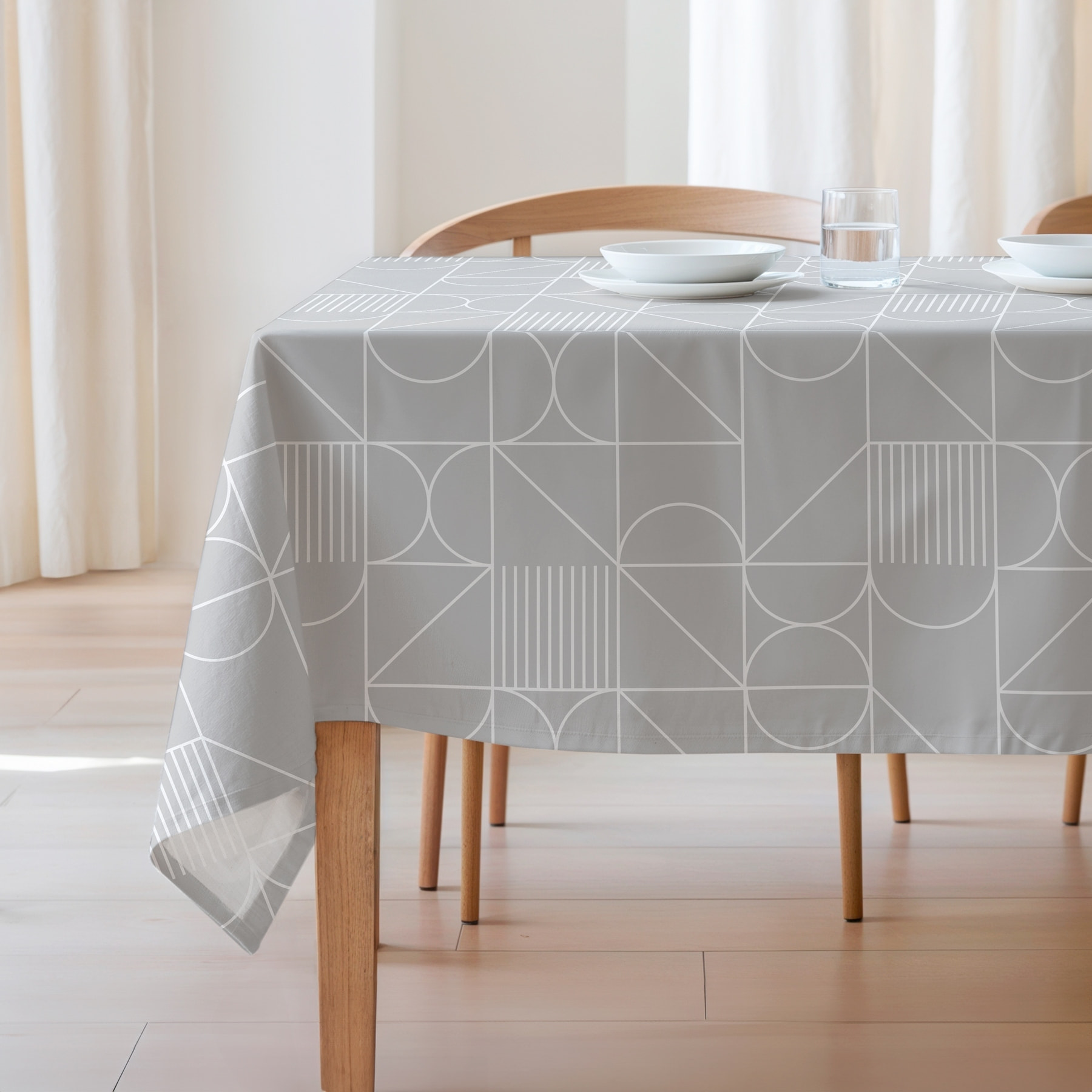 Mantel estampado antimanchas GORGIA PERLA