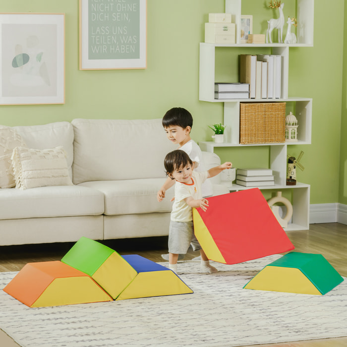 Juego de 5 Bloques de Espuma para Niños de 18-36 Meses para Escalar 48x19x48 cm