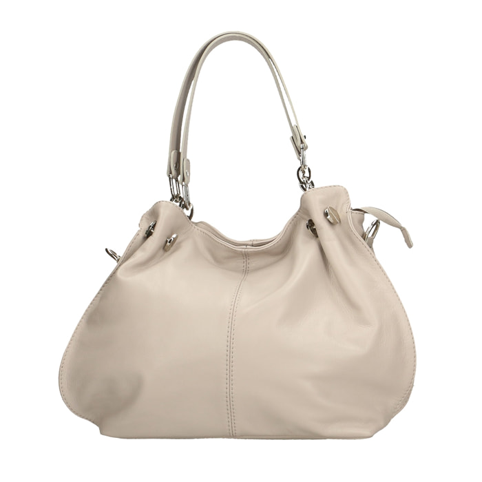 Borsa a mano da donna Made in Italy - Modello Ereba - 100% pelle - 38.0 x 30.0 x 12.0 cm