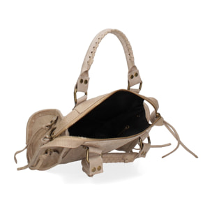 Borsa a spalla da donna - Modello Erisia - Vera pelle - 25.0 x 15.0 x 10.0 cm
