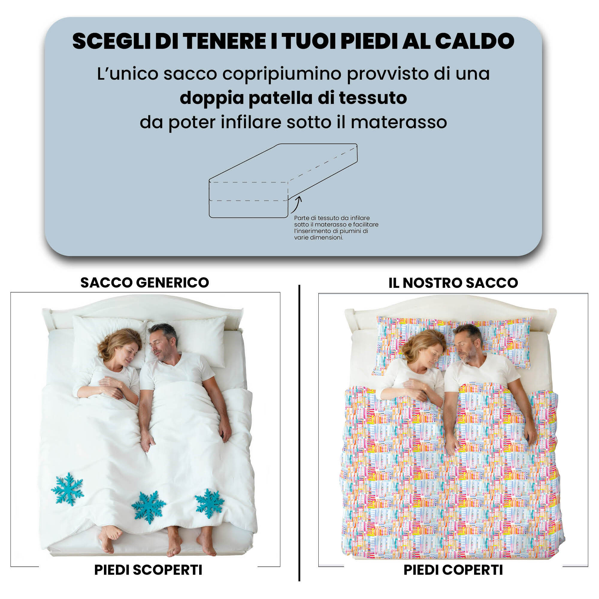 COPRIPIUMINO FASHION, 100% Microfibra, No Stiro - FRANCIS