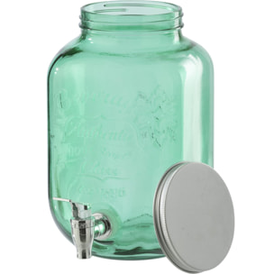 J-Line Distributeur de Boissons - verre - vert émeraude