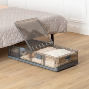 Boîte de rangement "Fold n Box" en plastique 55L