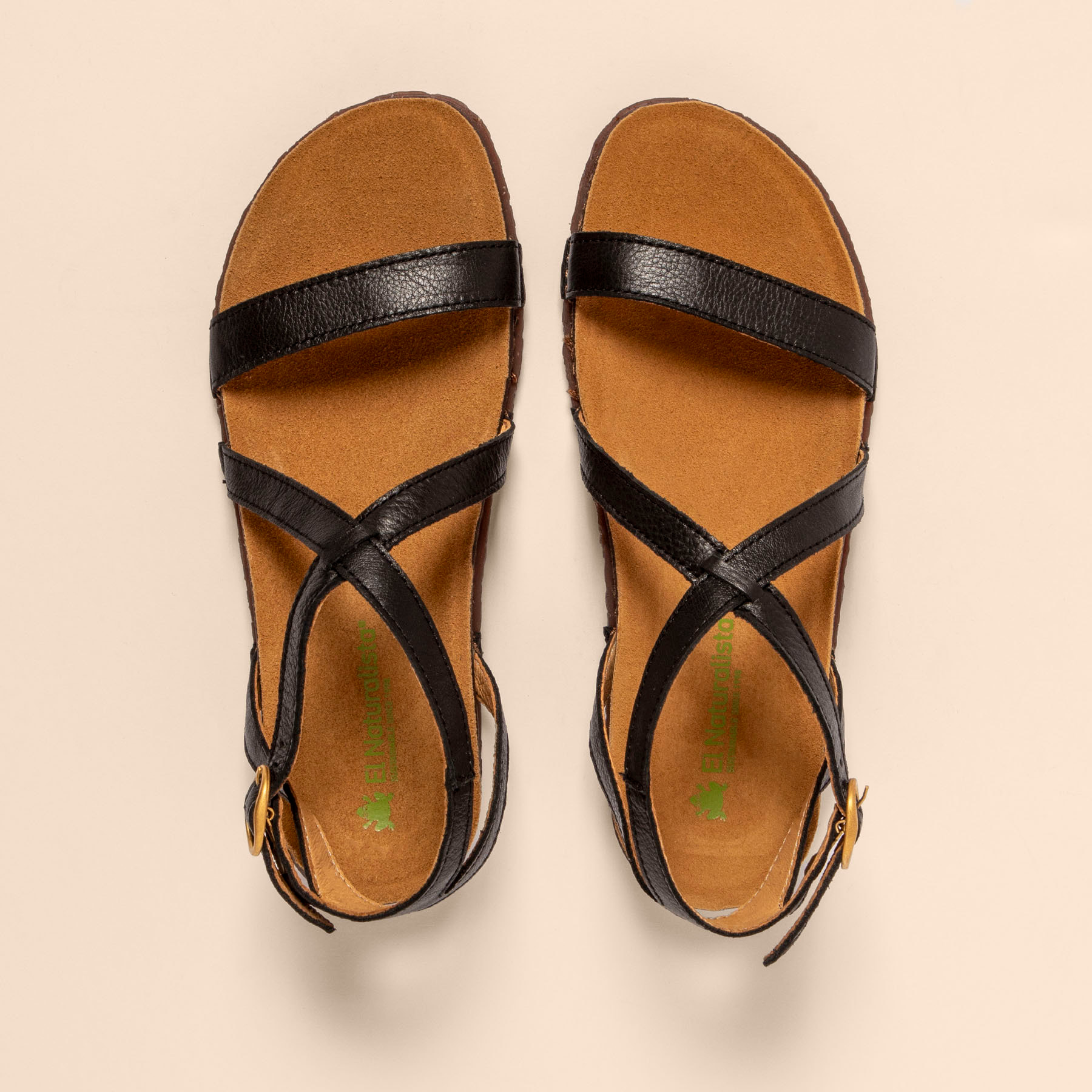 Sandalias N5802 SOFT NAPPA BLACK/PANGLAO color Black