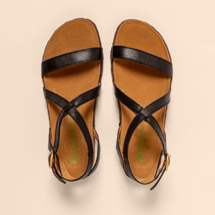 Sandalias N5802 SOFT NAPPA BLACK/PANGLAO color Black