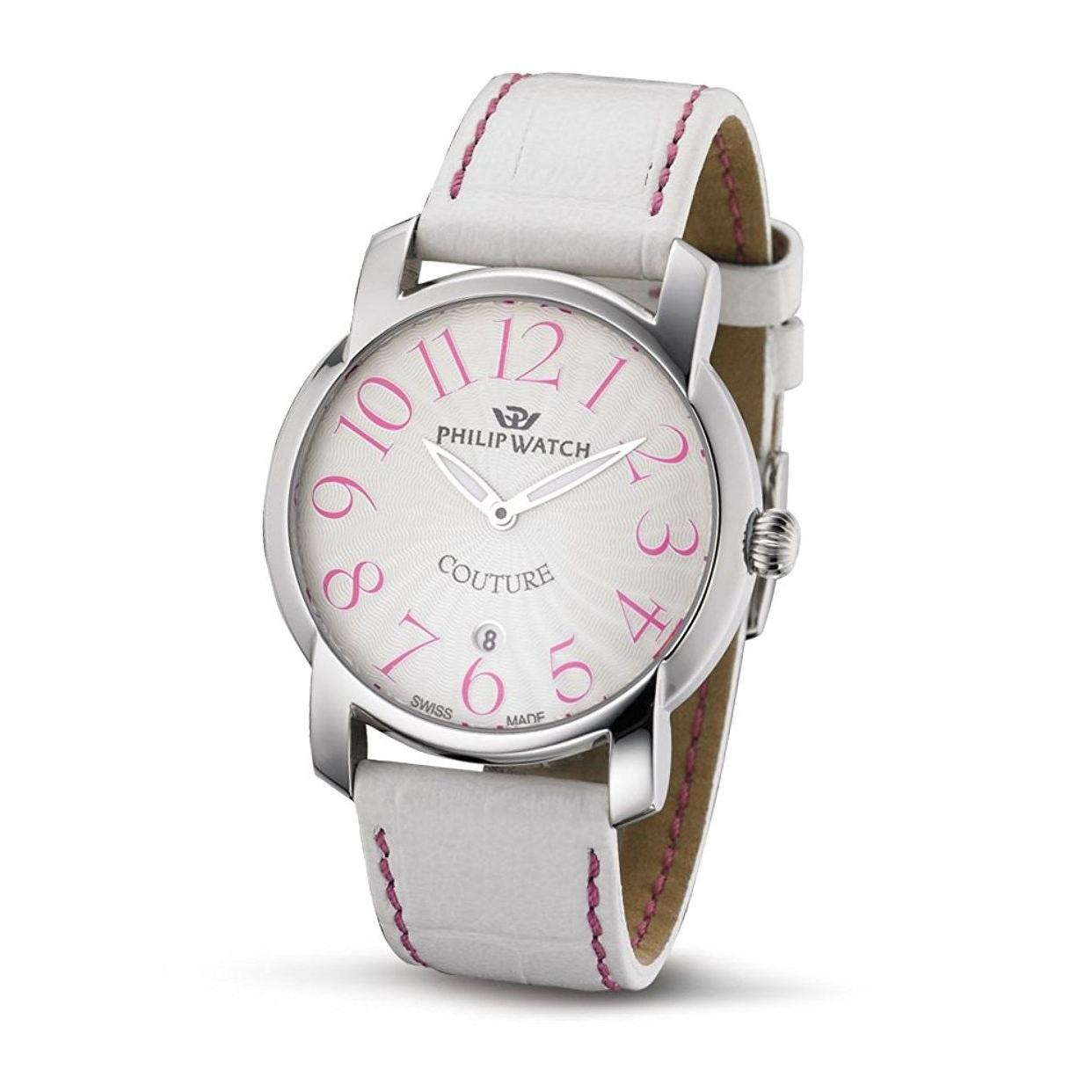 Orologio Philip Watch COUTURE Vera Pelle Bianco