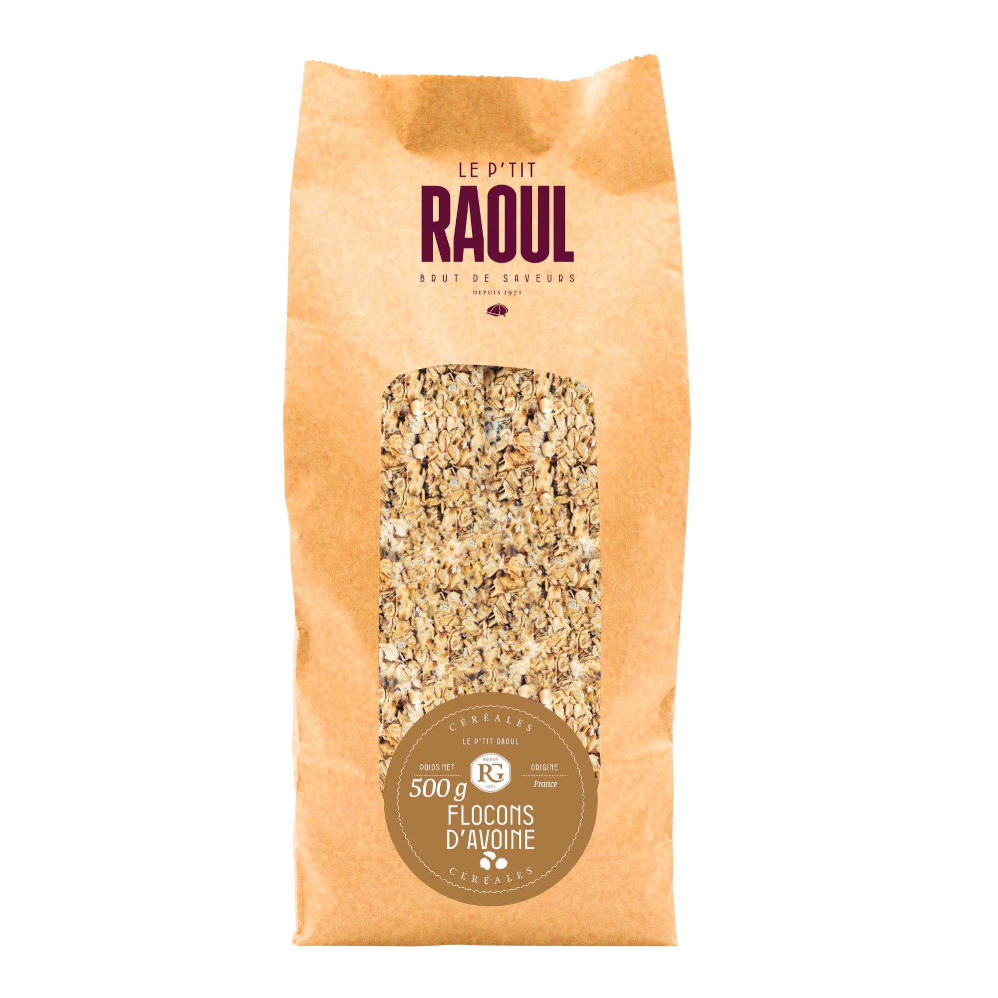 4 x Flocons d'Avoine BIO - 4x500g - France - Raoul Gey