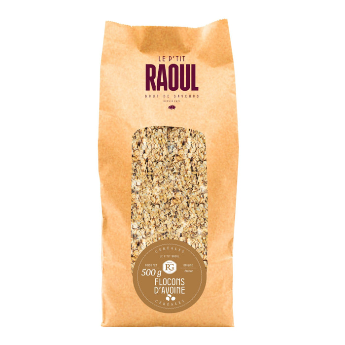 4 x Flocons d'Avoine BIO - 4x500g - France - Raoul Gey