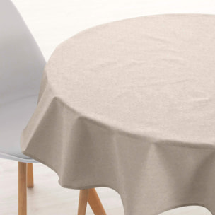 Nappe ronde en résine anti-taches Levante 101