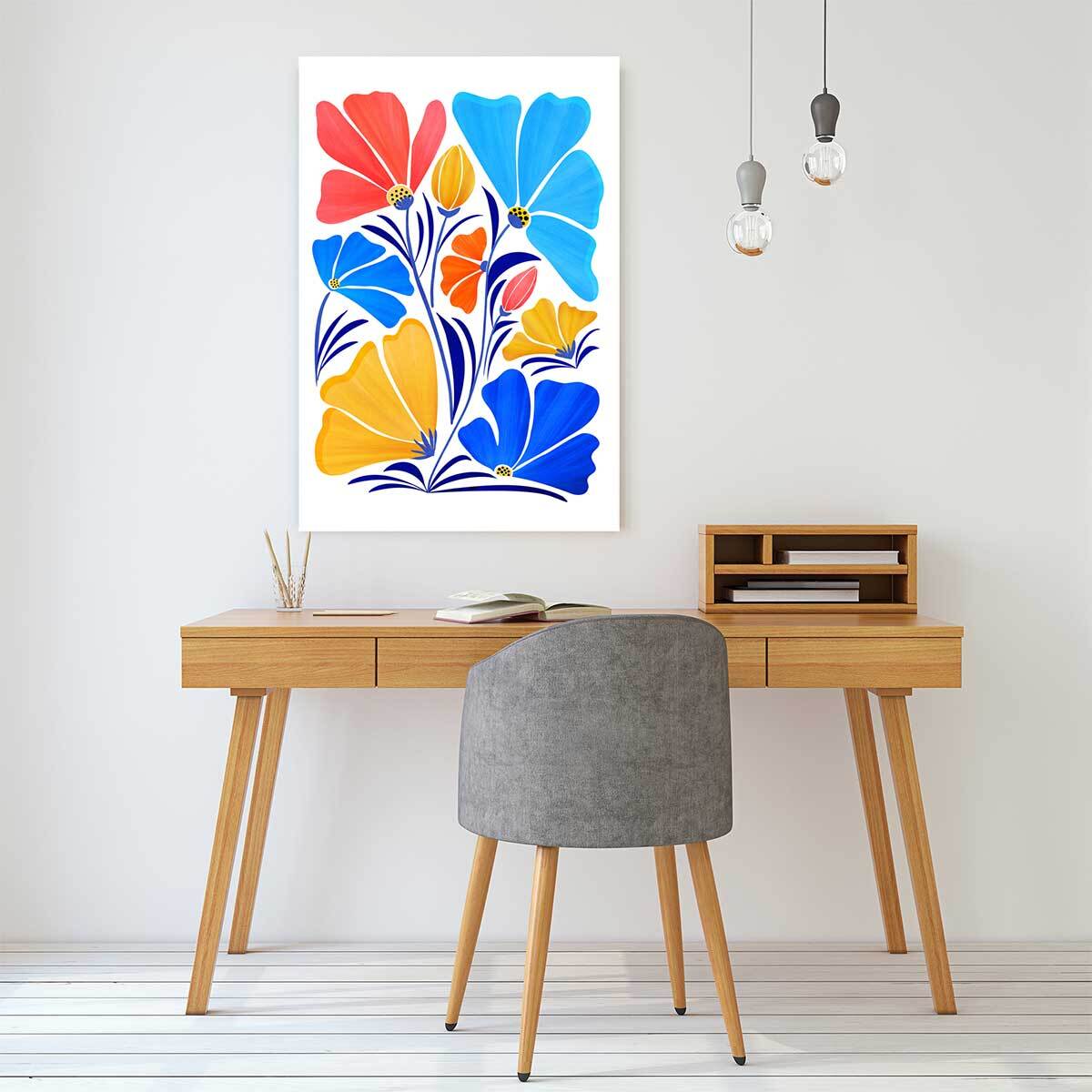 Tableau fleurs amie des fleurs  Toile imprimée