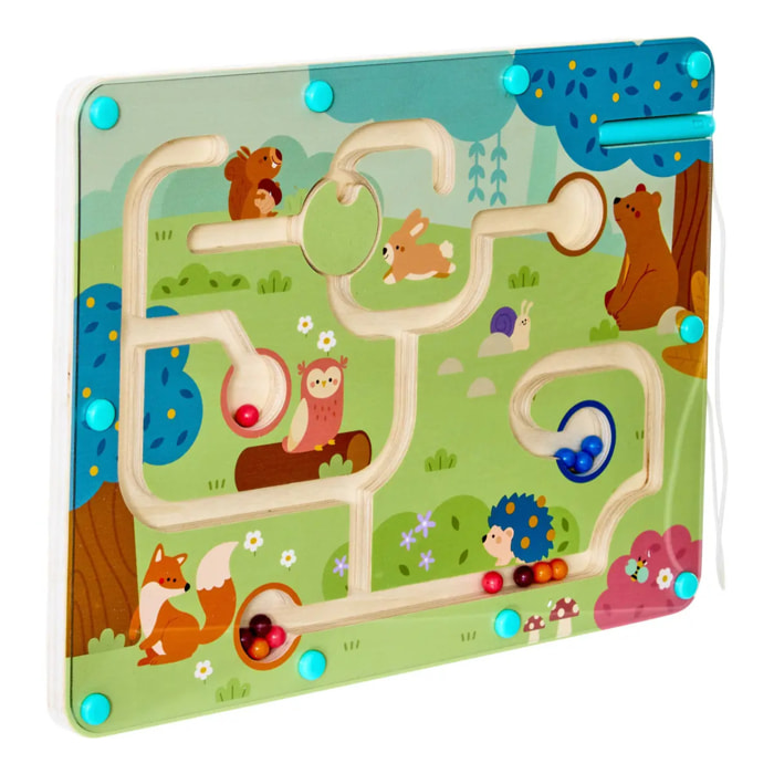 Jeu en bois labyrinthe magnétique Nino 29,5cm