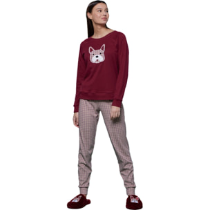 Pigiama donna caldo cotone dogghi Noidinotte