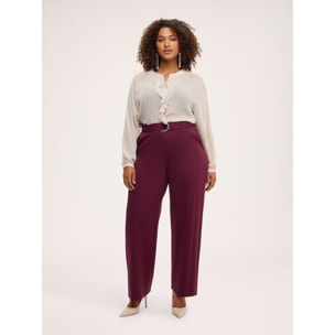 Fiorella Rubino - Blusa con fiocco e volant - Bianco