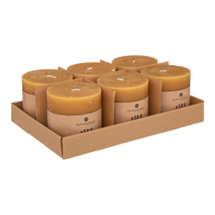 Bougie rustique jaune 663g